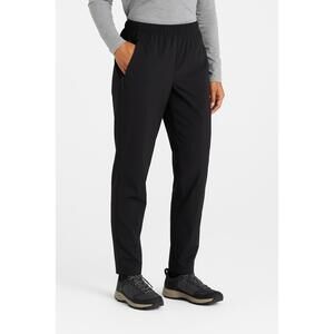 REI Co-op Women’s  Black Elastic Waistband Full Zip Hiking Pants XS
